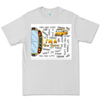 Dove Grey i'm a bus driver school bus Premium Tee - TumblerDesignByShophia