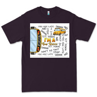 Plum i'm a bus driver school bus Premium Tee - TumblerDesignByShophia