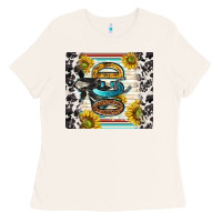 Bone ocd with cow Ladies Tee - TumblerDesignByShophia