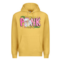 Antique Gold dreaming of a pink christmas Premium Hoodie - CowhideDigitalArt