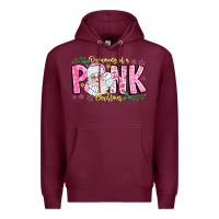 Burgundy dreaming of a pink christmas Premium Hoodie - CowhideDigitalArt