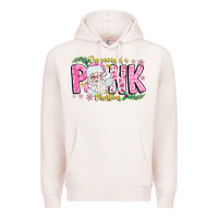 Pale Pink dreaming of a pink christmas Premium Hoodie - CowhideDigitalArt