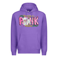 Purple dreaming of a pink christmas Premium Hoodie - CowhideDigitalArt