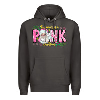 Smoke dreaming of a pink christmas Premium Hoodie - CowhideDigitalArt
