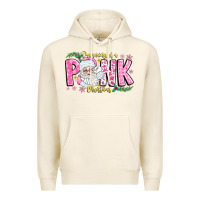 Tofu dreaming of a pink christmas Premium Hoodie - CowhideDigitalArt