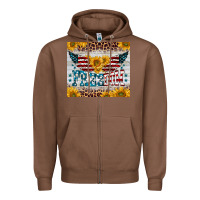 Chestnut freedom 4th of july Zipper Hoodie - BarkalooDesign