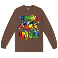 Chestnut Perfectly unique Autism Awareness Day Long Sleeve Tee - FaDigitalArtStudio