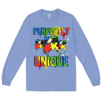 Colony Blue Perfectly unique Autism Awareness Day Long Sleeve Tee - FaDigitalArtStudio