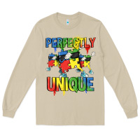 Mushroom Perfectly unique Autism Awareness Day Long Sleeve Tee - FaDigitalArtStudio