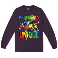 Plum Perfectly unique Autism Awareness Day Long Sleeve Tee - FaDigitalArtStudio