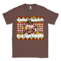 Chestnut Stacked Christmas Farm Classic Tee - Artiststas