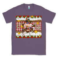 Lavender Stacked Christmas Farm Classic Tee - Artiststas