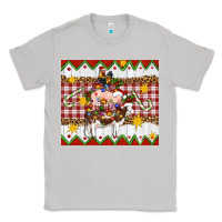 Moon Dust Stacked Christmas Farm Classic Tee - Artiststas