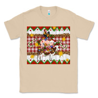 Mushroom Stacked Christmas Farm Classic Tee - Artiststas