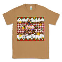 Toasted Coconut Stacked Christmas Farm Classic Tee - Artiststas