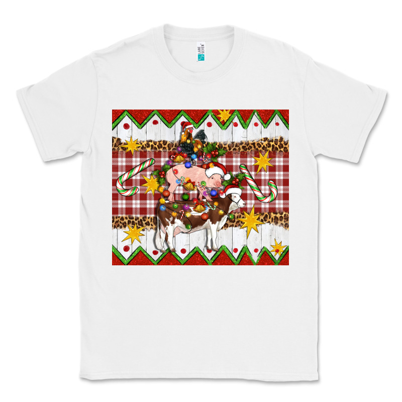 Stacked Christmas Farm Classic Tee by Artiststas | Teevron