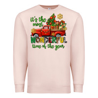 Pale Pink its the most wonderful time of the year Premium Sweatshirt - AdoDesignShop