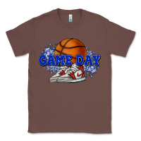 Chestnut game day basketball Classic Tee - HowdyJamesFarm