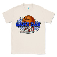 Natural game day basketball Classic Tee - HowdyJamesFarm