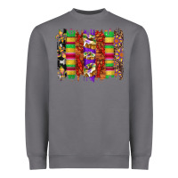 Storm mardi gras cake fleur de lis crawfish brushstrokes Heavyweight Sweatshirt - Artiststas
