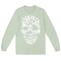 Matcha Matching Family French Bulldog Dog Skull Costume Halloween Long Sleeve Tee - maiPhamDesign