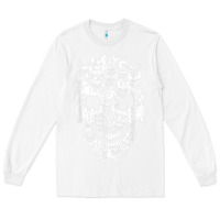 White Matching Family French Bulldog Dog Skull Costume Halloween Long Sleeve Tee - maiPhamDesign