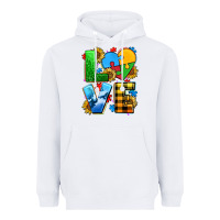 White love with heart sunflower Heavyweight Hoodie - AdoDesignShop