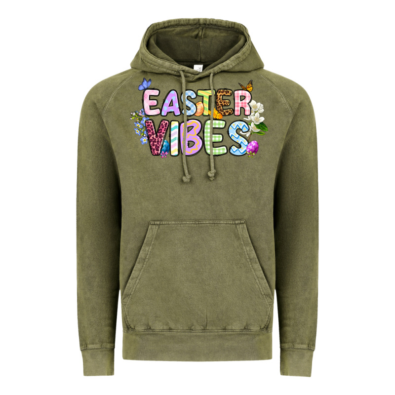 Easter Vibes Vintage Hoodie by OliviaCreatesArt | Teevron