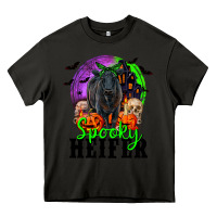 Asphalt spooky heifer black angus Heavy Core Tee - RanaPortraitStore