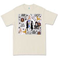 Bone gothic girl and colorful girl Premium Tee - TumblerDesignByShophia