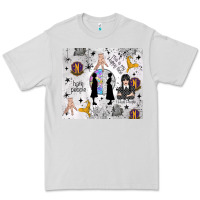 Dove Grey gothic girl and colorful girl Premium Tee - TumblerDesignByShophia