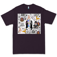 Plum gothic girl and colorful girl Premium Tee - TumblerDesignByShophia