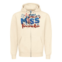 Sandshell little miss firecracker 4th of july Zipper Hoodie - BarkalooDesign
