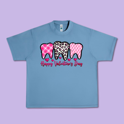 Happy Valentines Day Dentist Urban Heavy Tee Designed By Oliviacreatesart