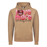 Vintage Coffee Love more worry less Vintage Hoodie - FaDigitalArtStudio