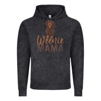 Vintage Black Dog Lover Women Gift Weenie Mama Pet Mom Wiener Dachshund Vintage Hoodie - maiPhamDesign