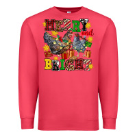 Cardinal chicken merry and bright Premium Sweatshirt - AdoDesignShop