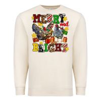 Sandshell chicken merry and bright Premium Sweatshirt - AdoDesignShop