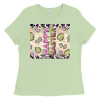 Matcha happy easter with cowhide Ladies Tee - TumblerDesignByShophia