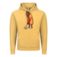 Vintage Mustard Funny Golfing Hot Dog Golf Gifts Shirts for Men Boys Golfer Vintage Hoodie - maiPhamDesign
