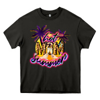 Asphalt Hot Mom summer Heavy Core Tee - NancyCooperArtShop