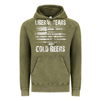 Vintage Olive liberal tears and cold beers   funny political t shirt Vintage Hoodie - maiPhamDesign