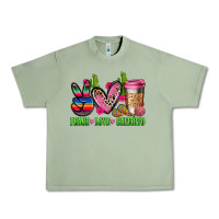 Oil Green But first cafecito y chismecito Urban Heavy Tee - RanaPortraitStore