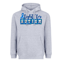Heather Grey fight for autism Heavyweight Hoodie - AdoDesignShop