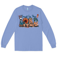 Colony Blue Trust in the lord with all your heart Long Sleeve Tee - FaDigitalArtStudio