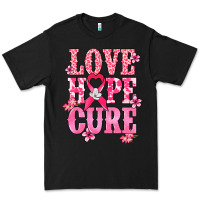 Black Love Hope Cure Cancer Awareness Premium Tee - HowdyJamesFarm