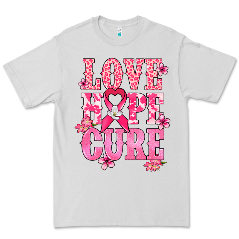 Love Hope Cure Cancer Awareness Premium Tee by HowdyJamesFarm | Teevron