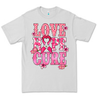Dove Grey Love Hope Cure Cancer Awareness Premium Tee - HowdyJamesFarm