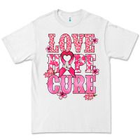 White Love Hope Cure Cancer Awareness Premium Tee - HowdyJamesFarm