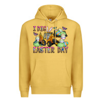 Antique Gold I Dig Easter Day Premium Hoodie - CowhideDigitalArt